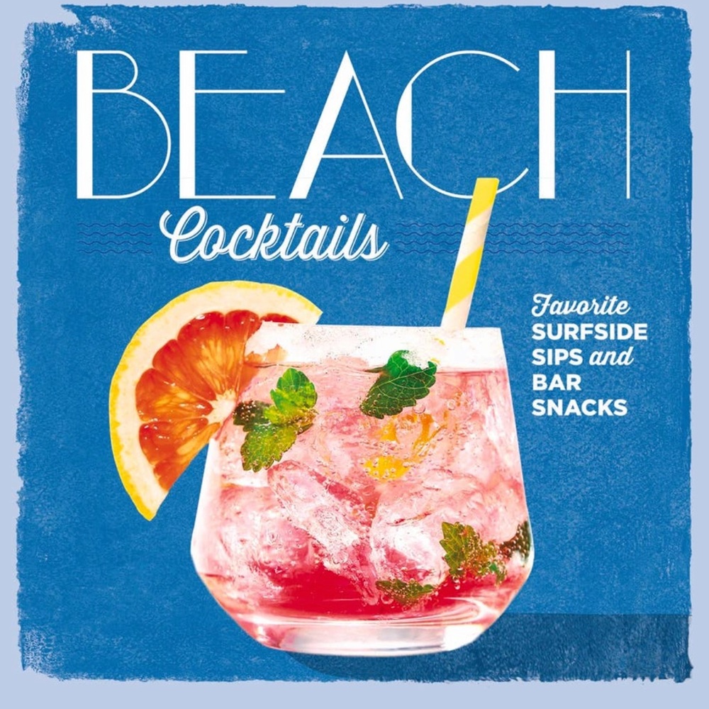 Coastal Living Magazine Beach Cocktails Recipe Book NEW